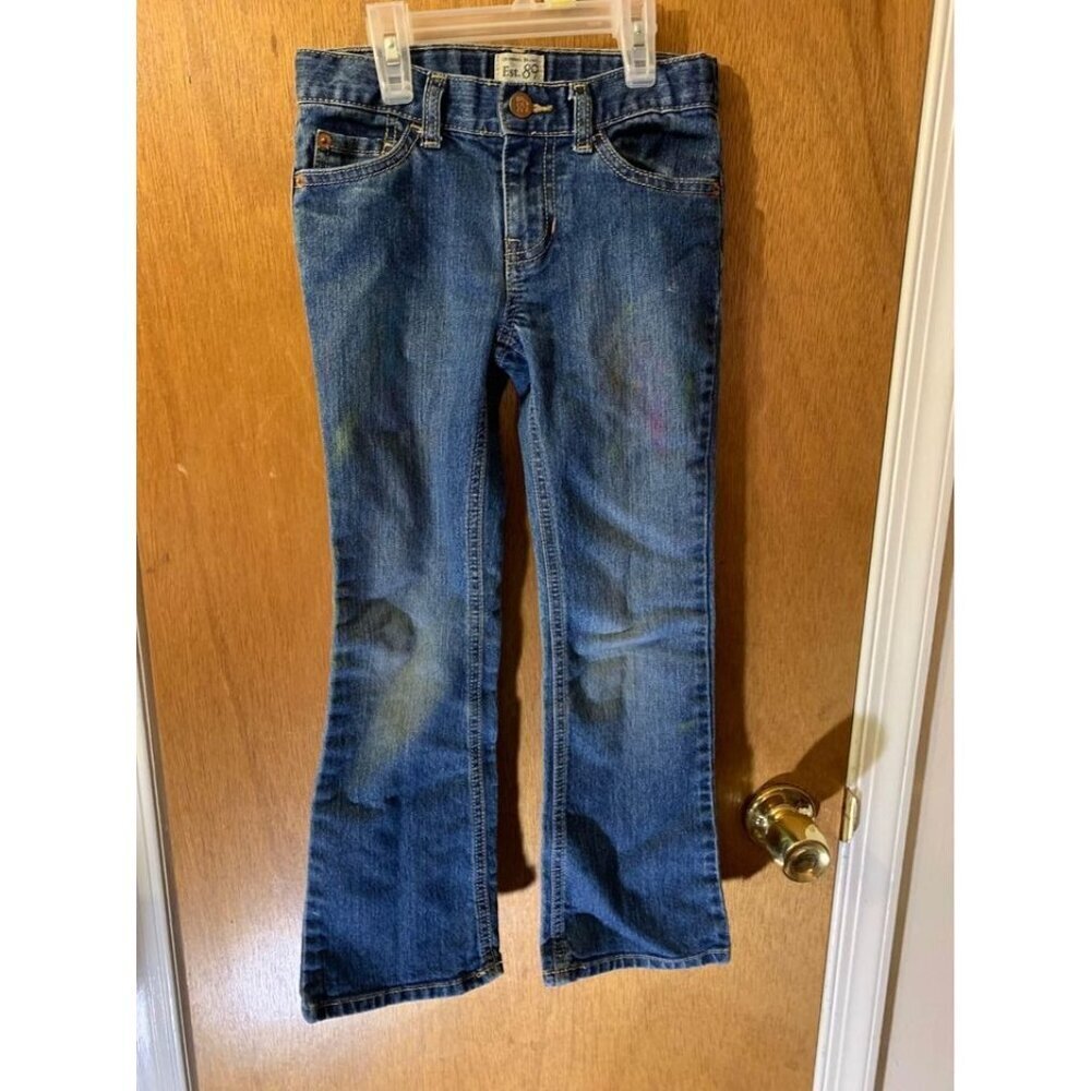 Childrens Place Bootcut Denim Blue Jeans Size 6X/7 Girls